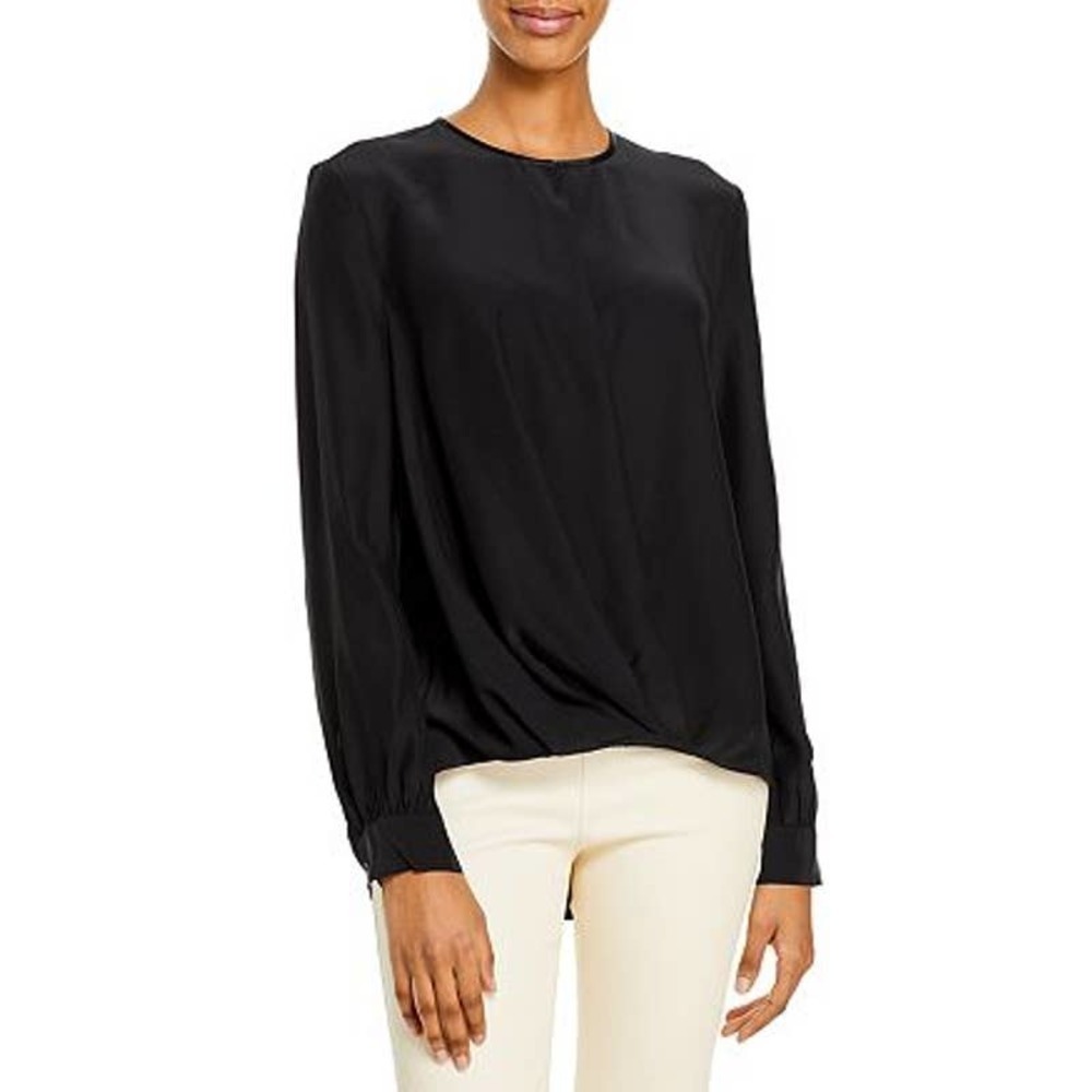 NEW Rag & Bone Lora Silk Blouse Relaxed Fit Top Women's Size XXS